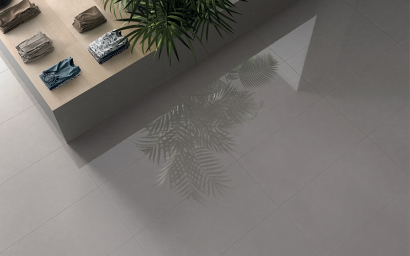 pavimento ceramiche keope finitura Grey Glossy, formato 60x120